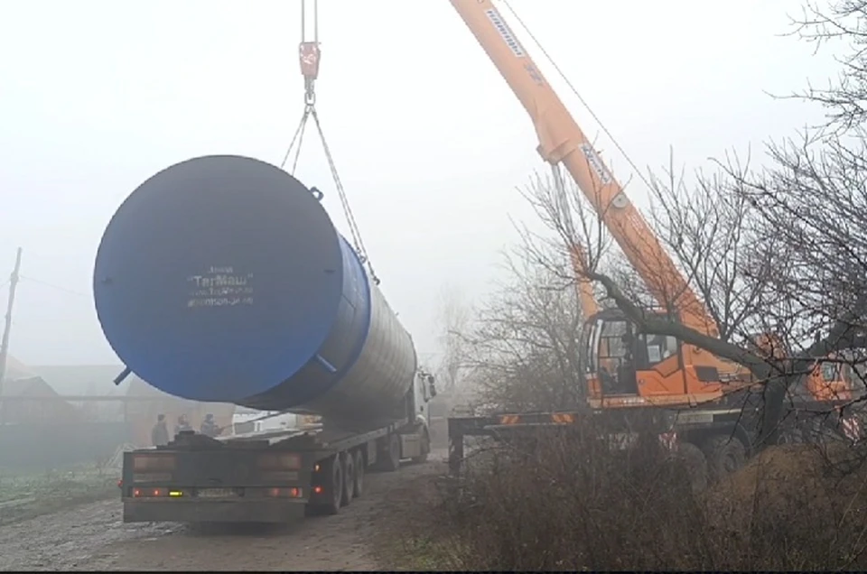 Всего до конца года в Макеевке планируют установить 12 водонапорных башен. Фото: ТГ/Ключаров