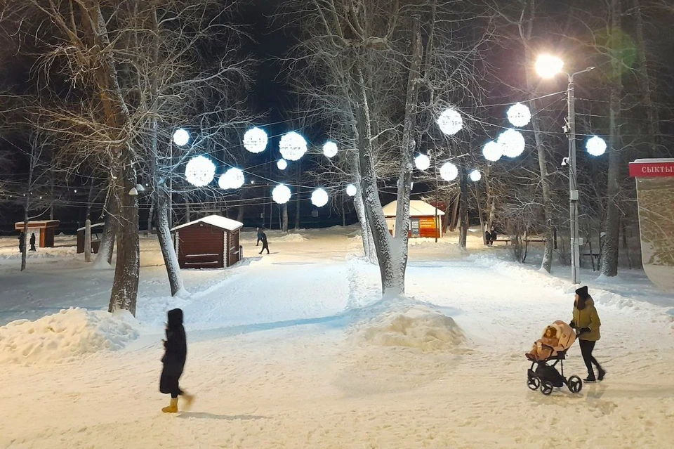 Сыктывкар становится светлее.