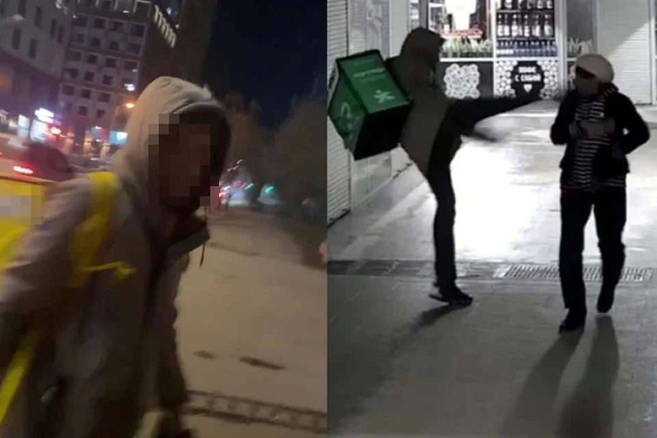Мужчину задержали на вокзале, против него возбуждено уголовное дело по статье «Побои». Фото: предоставлено потерпевшей // Кадр с камер наблюдения, опубликованный в "АСТ-54"