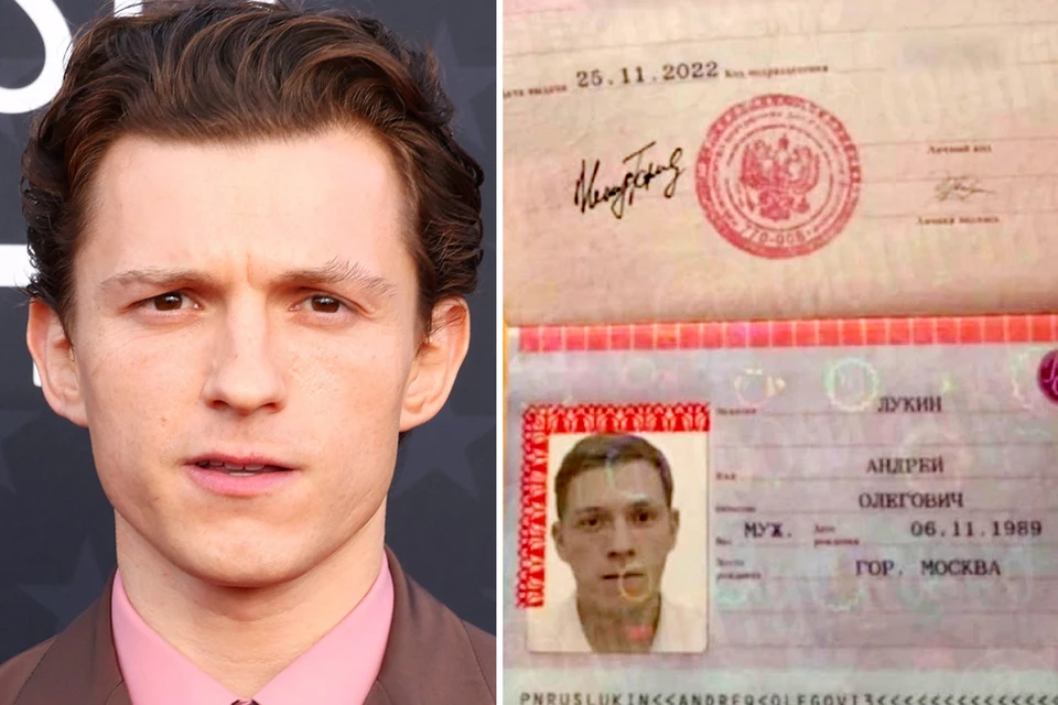 Человек на фото очень похож на Тома Холланда