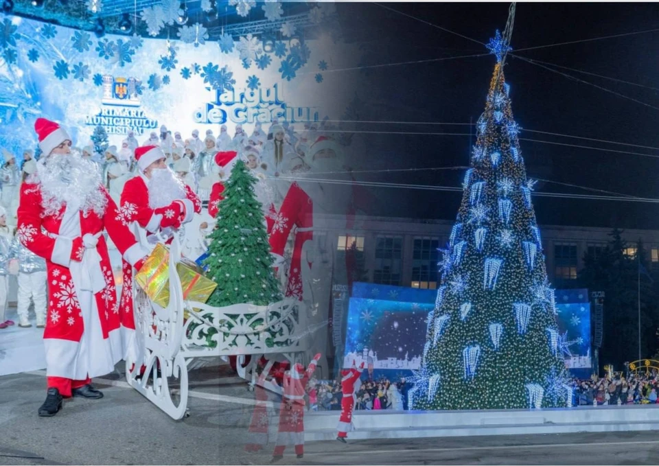 Это те Санта Клаусы, которые так впечатлили Драгоша Галбура. Фото: коллаж КП