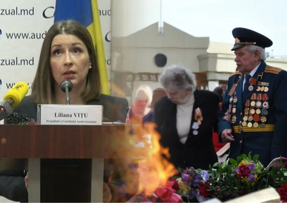 Оказывается, Лилиану Вицу-Ешану просто тошнит от всего, что связано с нашей славной историей, от нашей Великой Победы! Коллаж КП