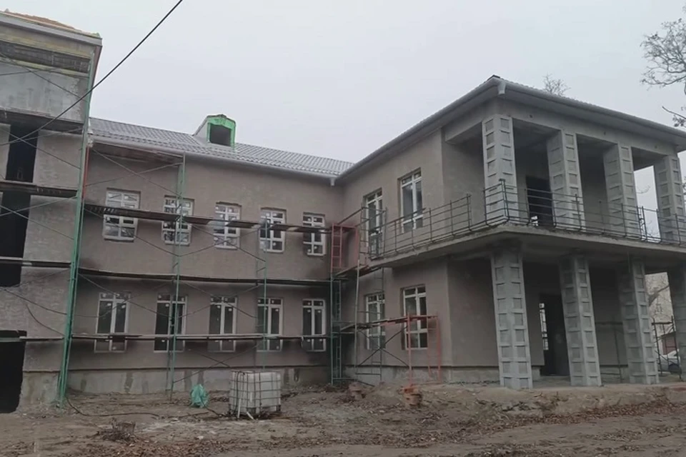 В Мариуполе восстанавливают детский сад 1937 года постройки. Фото: УТНКР