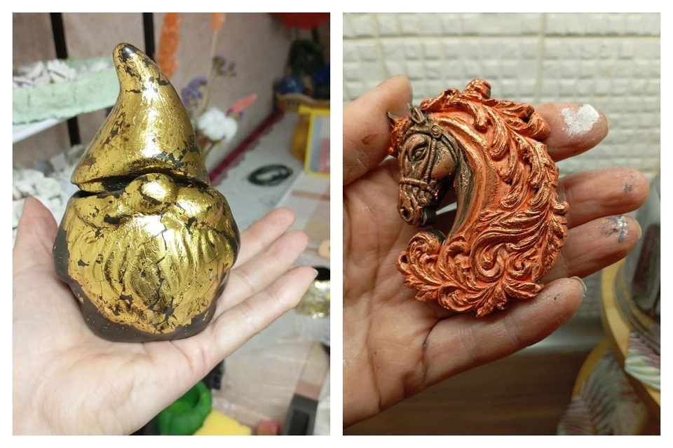 Такие фигурки создают юноши и девушки в творческой студии.