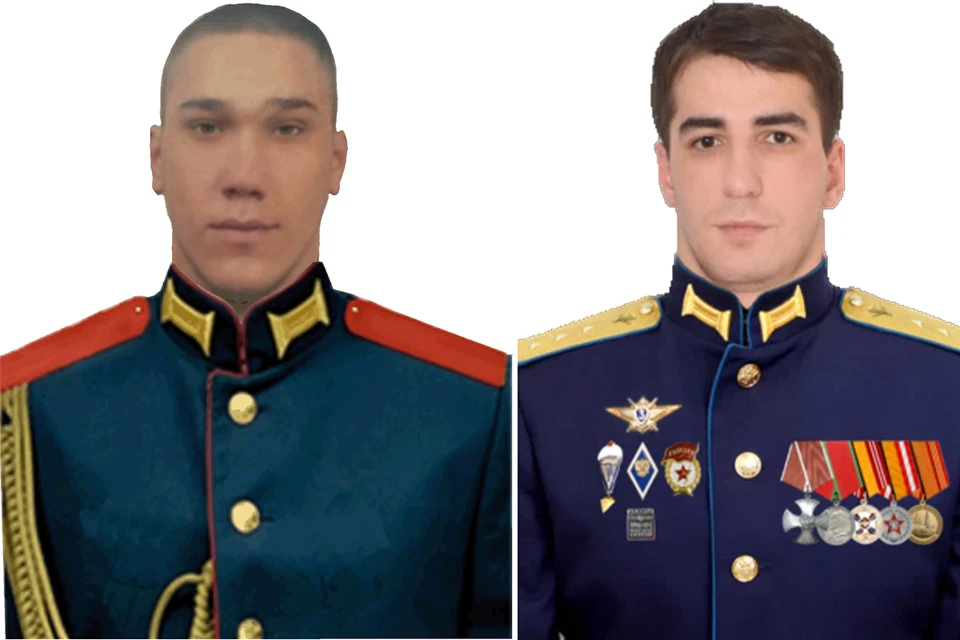 Рядовой Максим Березин и Младший лейтенант Халид Шахтемиров