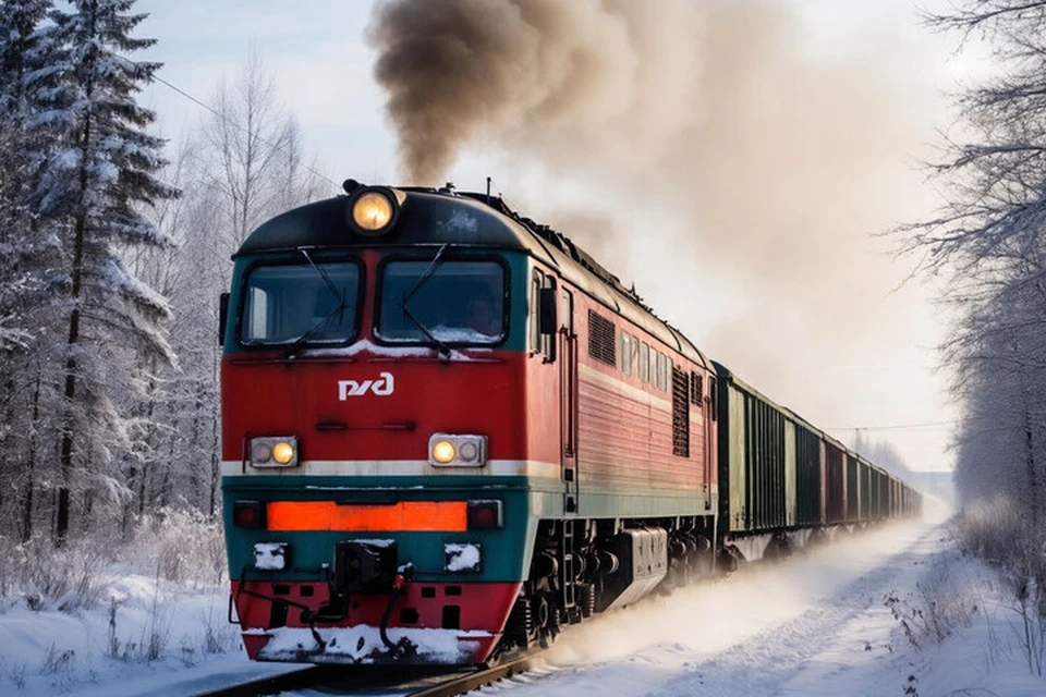 Крупнейшими сортировочными станциями в Татарстане являются Юдино и Агрыз. Фото: создано нейросетью