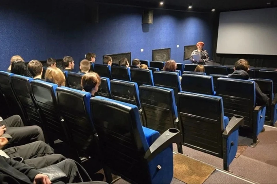 В Шахтерском колледже кино открыли площадку Международного кинофестиваля. Фото: Минкультуры ДНР