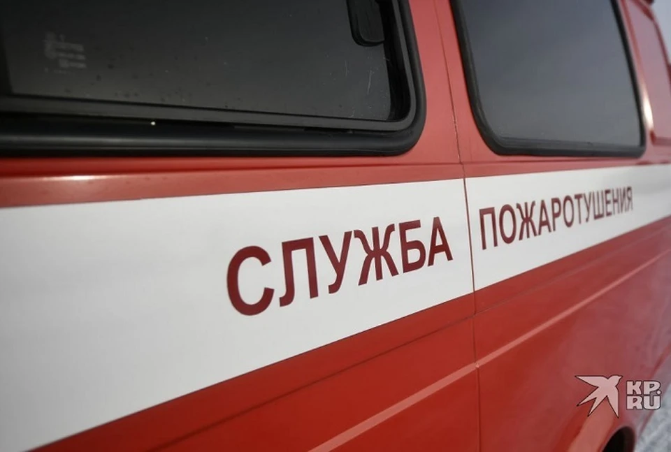 На Урале вспыхнул частный дом