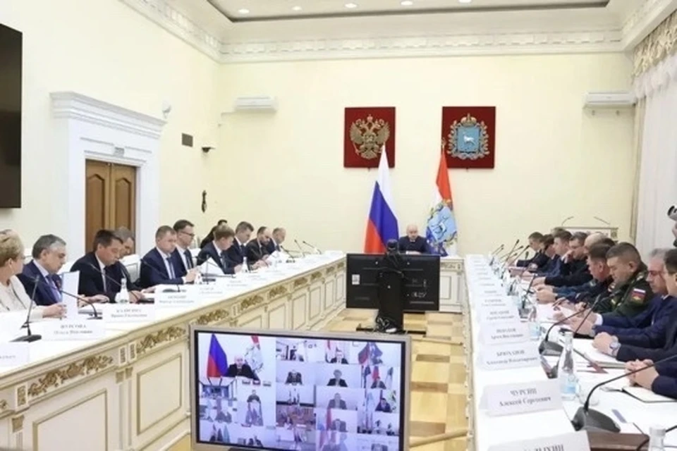 На заседании обсудили меры безопасности Фото: Пресс-служба Правительства Самарской области