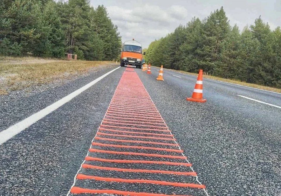 Для создания музыкального участка наносится специальная разметка. Фотоиллюстрация: архив телеграм-канала «Сожский Форпост».