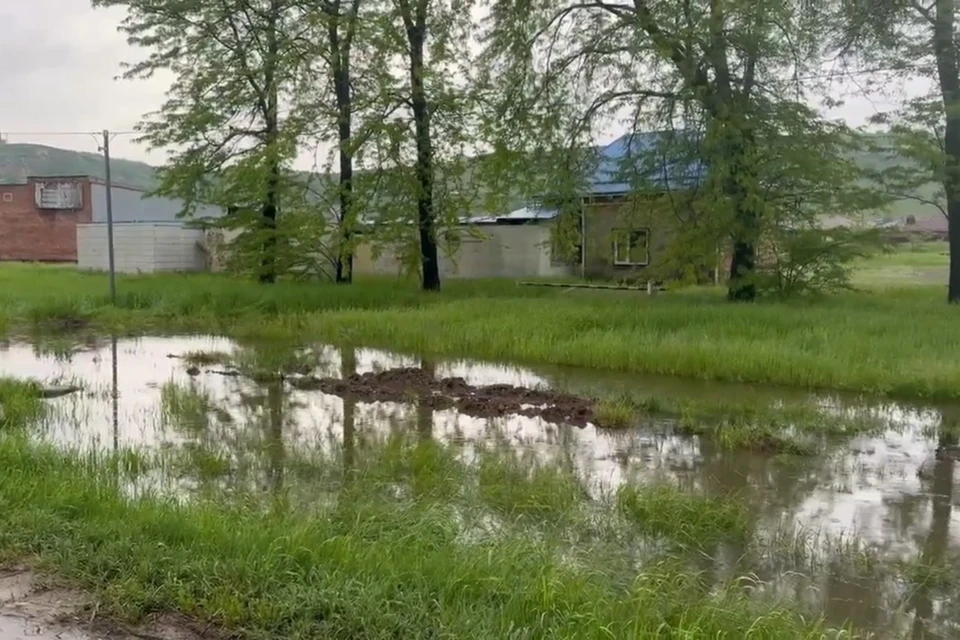 Последствия непогоды устраняют в Краснодарском крае Фото: кадр из видео