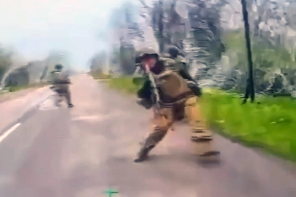Боевая работа операторов дронов ВДВ