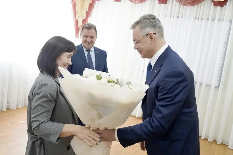 Глава региона решил лично поблагодарить коллектив детсада. Фото: соцсети губернатора СК