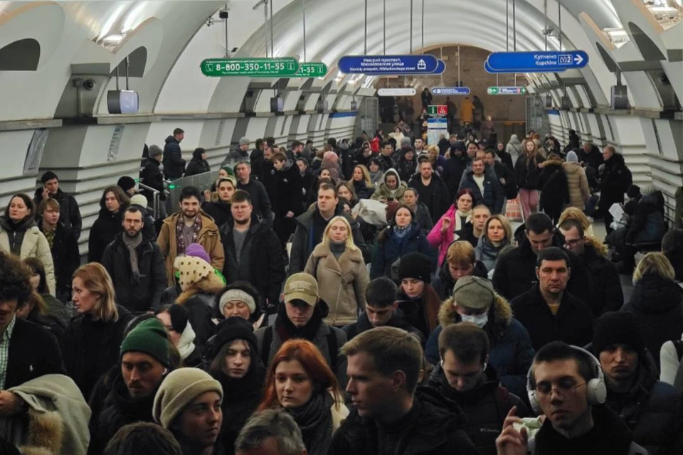 Станции в Петербурге более загружены, чем в Москве.