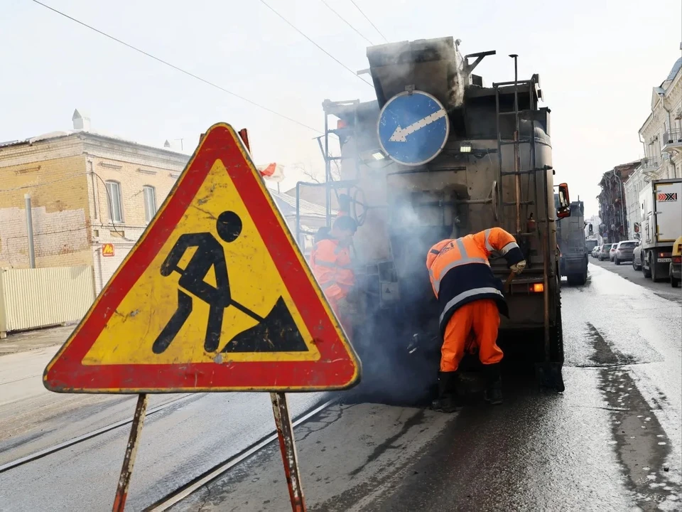 На время работы тяжелой техники в Самаре вводят веерные перекрытия движения.