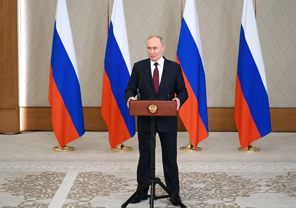 Владимир Путин прибыл в Казахстан с госвизитом