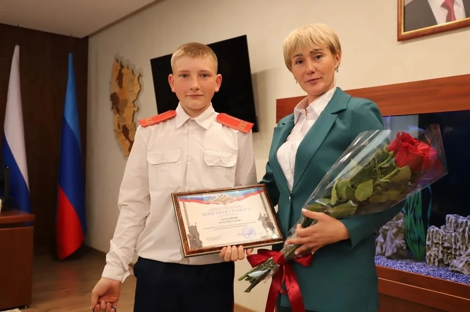 Антон с мамой