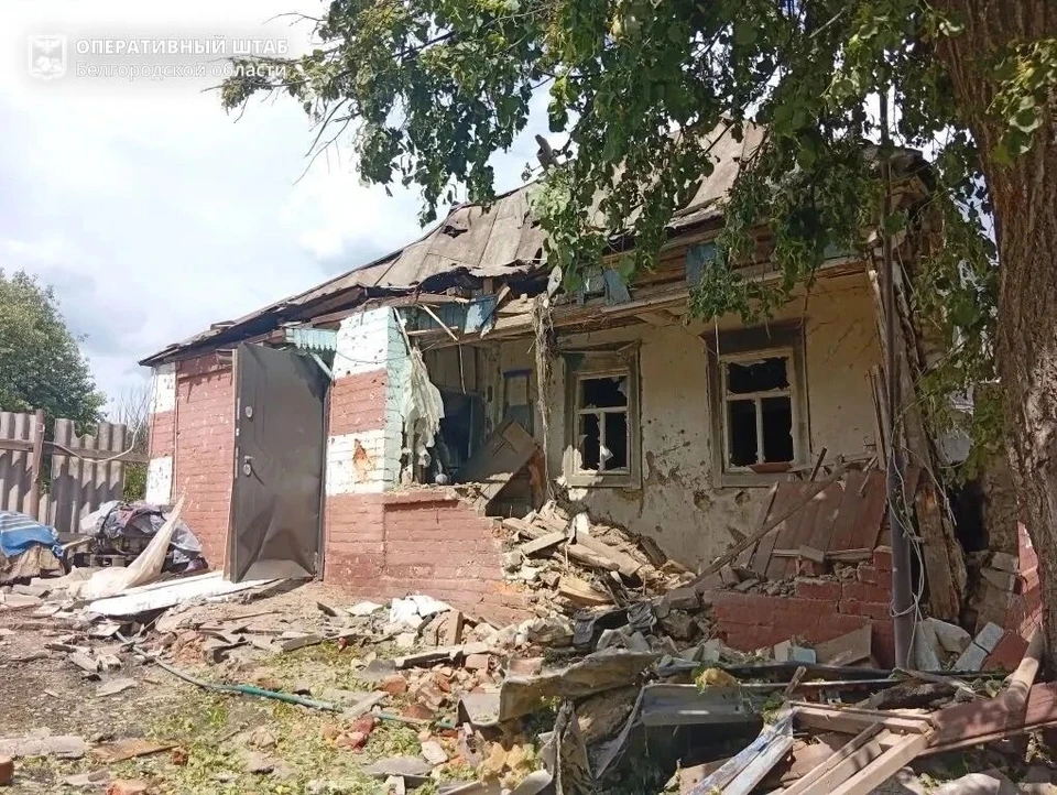 ВСУ обстреляли Ракитянский округ. Фото оперативного штаба Белгородской области