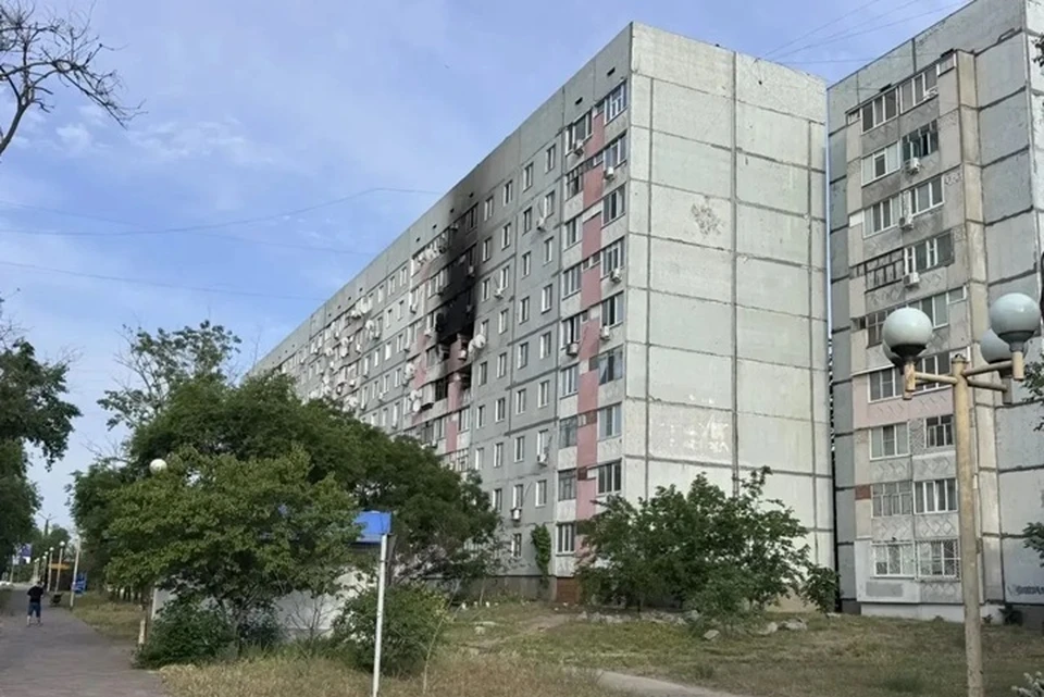В ночь на 7 июня Энергодар подвергся массированной атаке со стороны украинских войск. Фото: ТГ-канал главы Энергодара Максима Пухова
