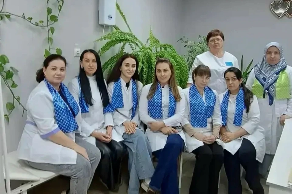 Выездная бригада медиков обследовала жителей села на Ставрополье. Фото: администрация Степновского округа