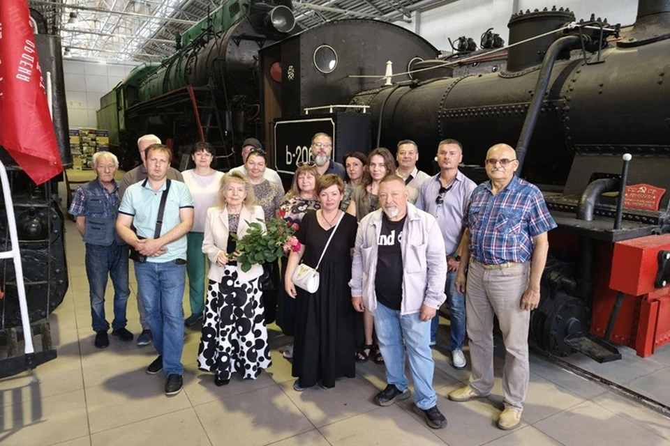 В Донецке представили экспозицию «История паровозов России». Фото: Железные дороги Новороссии