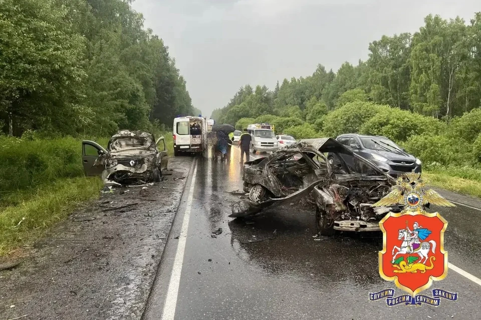 Уголовное дело возбуждено после ДТП с тремя погибшими в Подмосковье. Фото: ГУ МВД России по Московской области