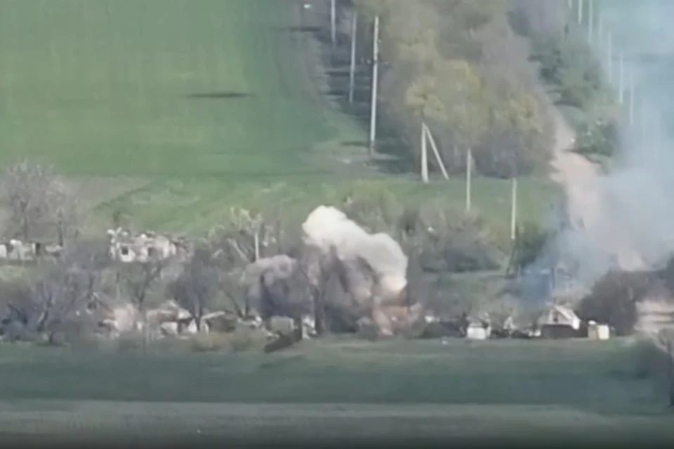 Пункт ВСУ уничтожен точным ударом Фото: скриншот видео Минобороны РФ