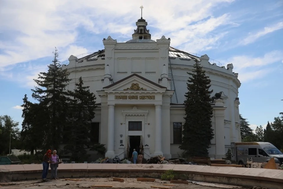Панорама «Оборона Севастополя 1854–1855 гг.» пострадал от вражеской атаки. Фото: Музей обороны Севастополя/MAХ