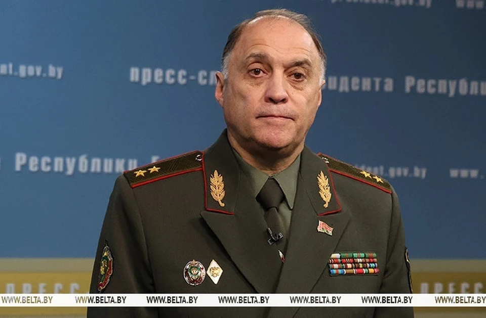 Госсекретарь Совбеза Вольфович сказал, что все свидетели опрошены по делу об атаке дрона под Брянском. Фото: БелТА.