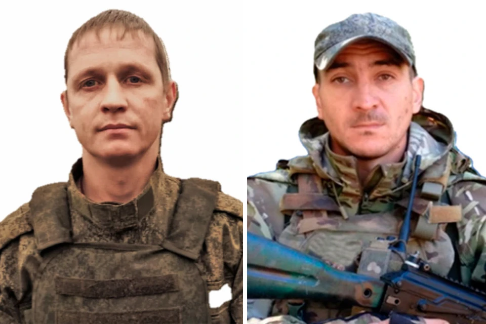Ефрейтор Павел Алексеев и лейтенант Руслан Силиванов
