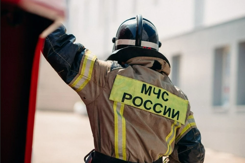 Пожар у океанариума произошел в Архипо-Осиповке Фото: пресс-служба ГУ МЧС РФ по Краснодарскому краю