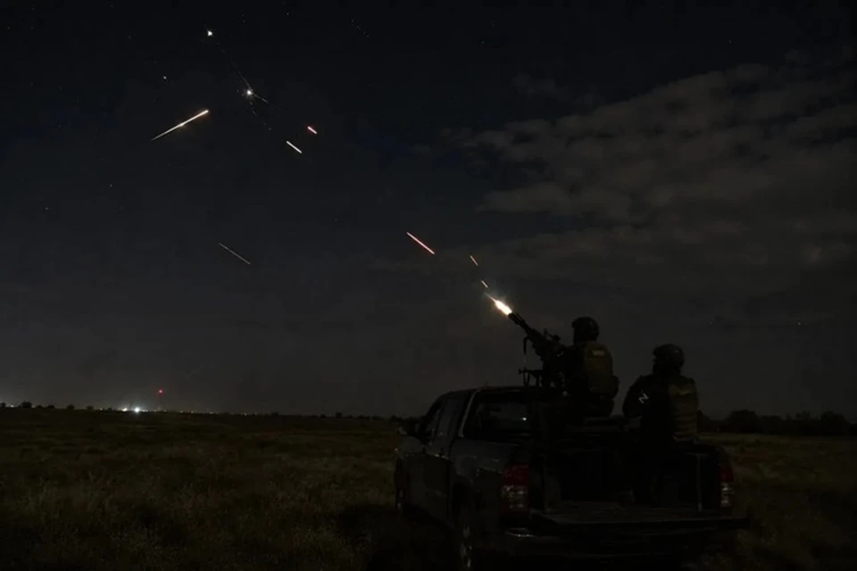 Минувшей ночью, с 1 на 2 июля, силы противовоздушной обороны и мобильные огневые группы отразили очередную воздушную атаку ВСУ на Херсонскую область. Фото: ТГ-канал Владимира Сальдо