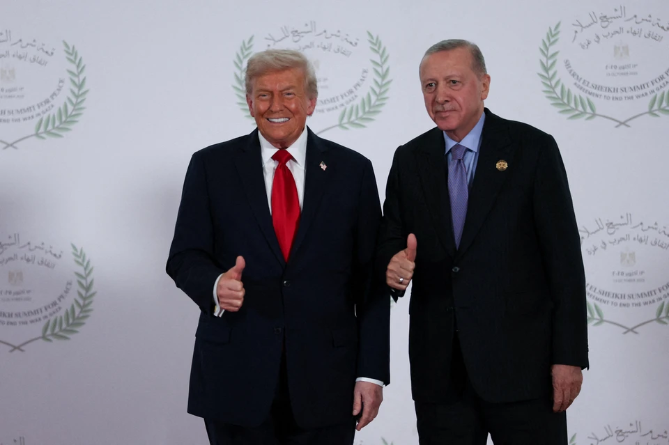 Президент Турции Реджеп Эрдоган и лидер Белого дома Дональд Трамп