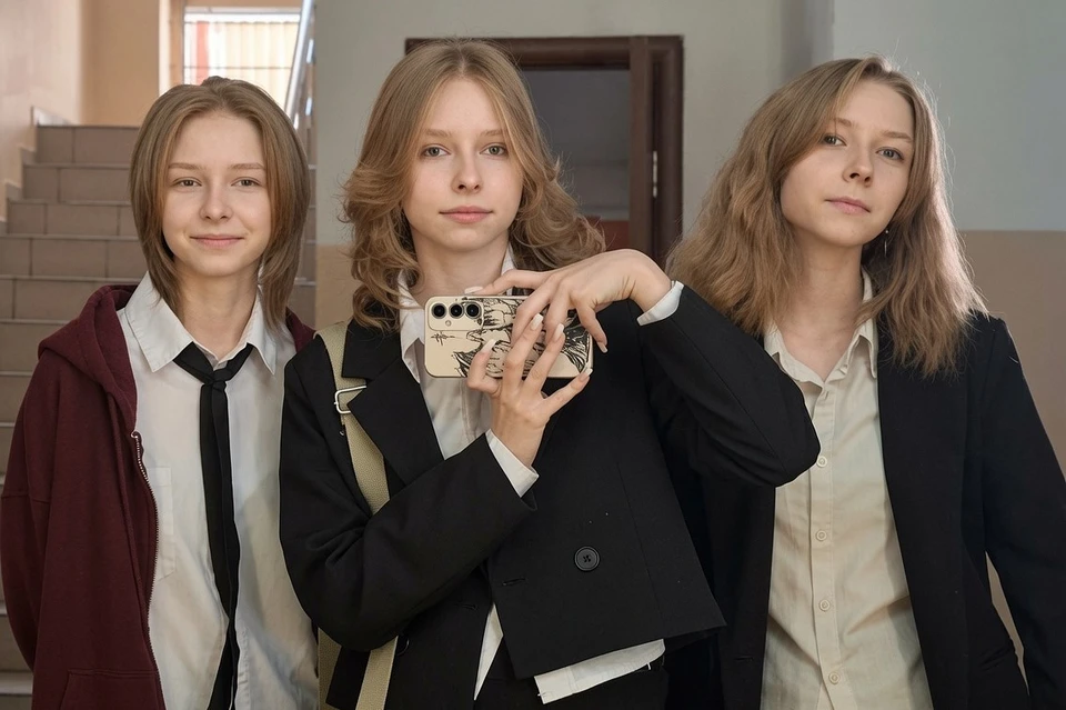 Екатерина, Елена и Елизавета. Фото предоставила пресс-служба ТПУ