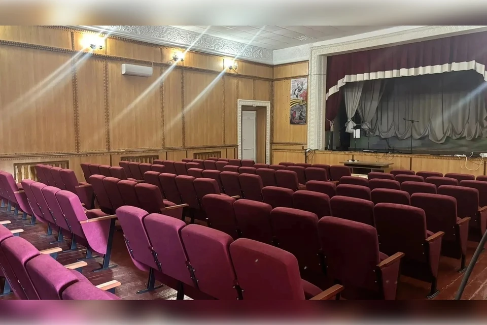 ДК в Дмитровке получает оборудование в рамках нацпроекта. Фото: тг-канал Павла Филипчука
