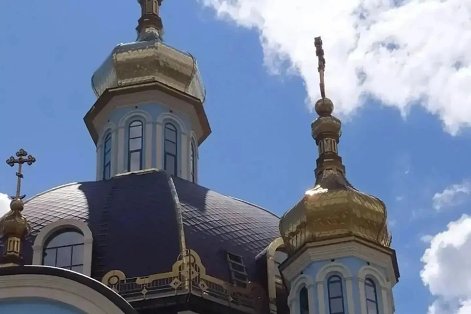 В Мариуполе завершается восстановление Собора Покрова Божьей Матери. Фото: «Возродим Донбасс»