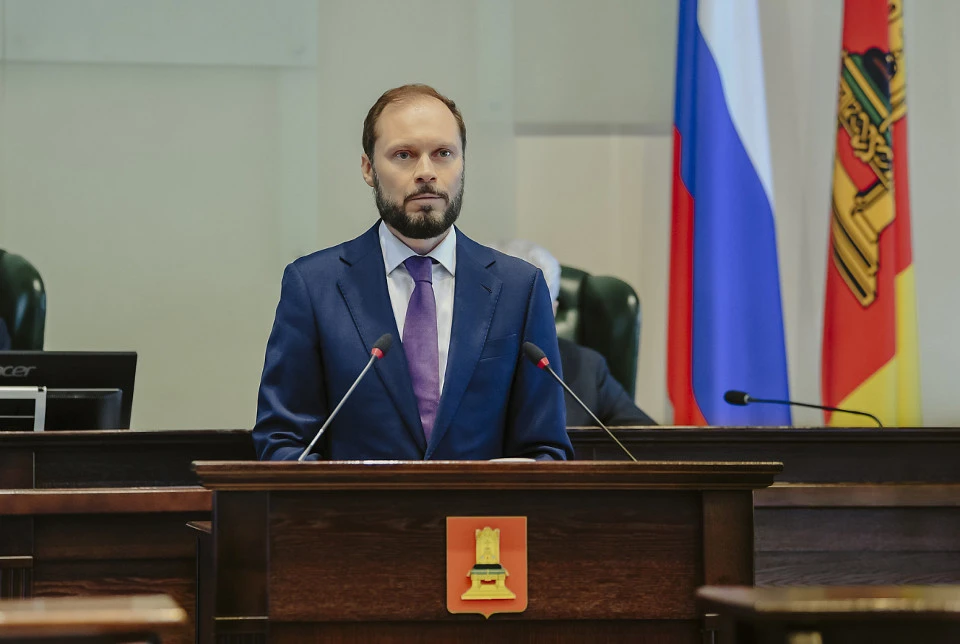 Виталий Королев в Заксобрании.