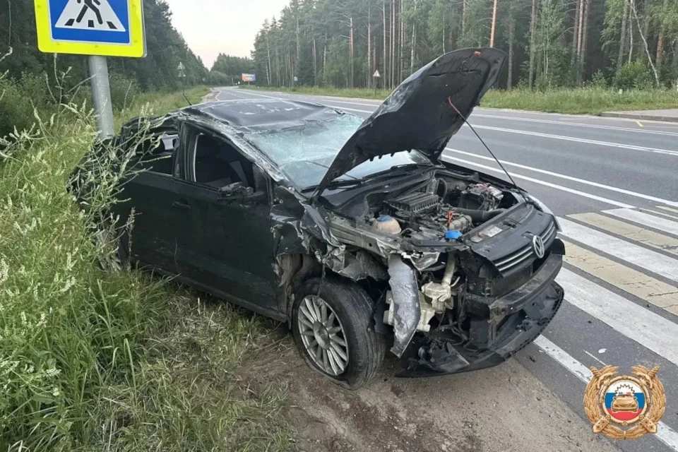 В Тверской области пассажиры пострадали в ДТП с двумя авто. Фото: пресс-служба Управления Госавтоинспекции по Тверской области.