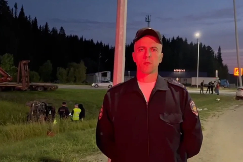 Скрин с видео Госавтоинспекции ХМАО-Югры