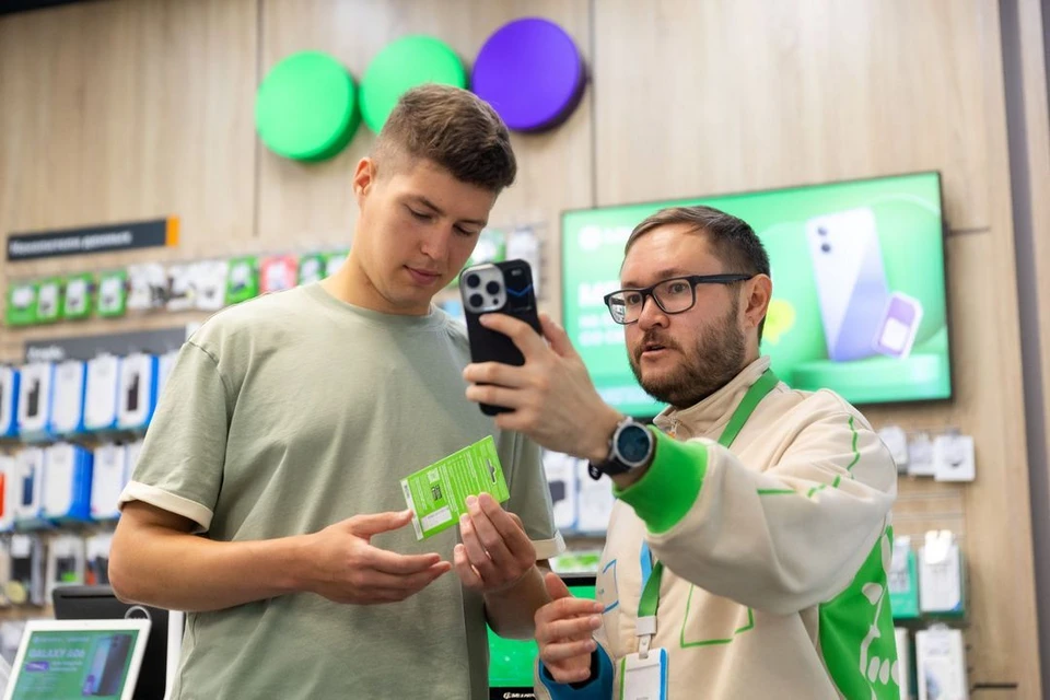 Продажи 5G-смартфонов в России выросли вдвое. Фото: пресс-служба ПАО МегаФон.