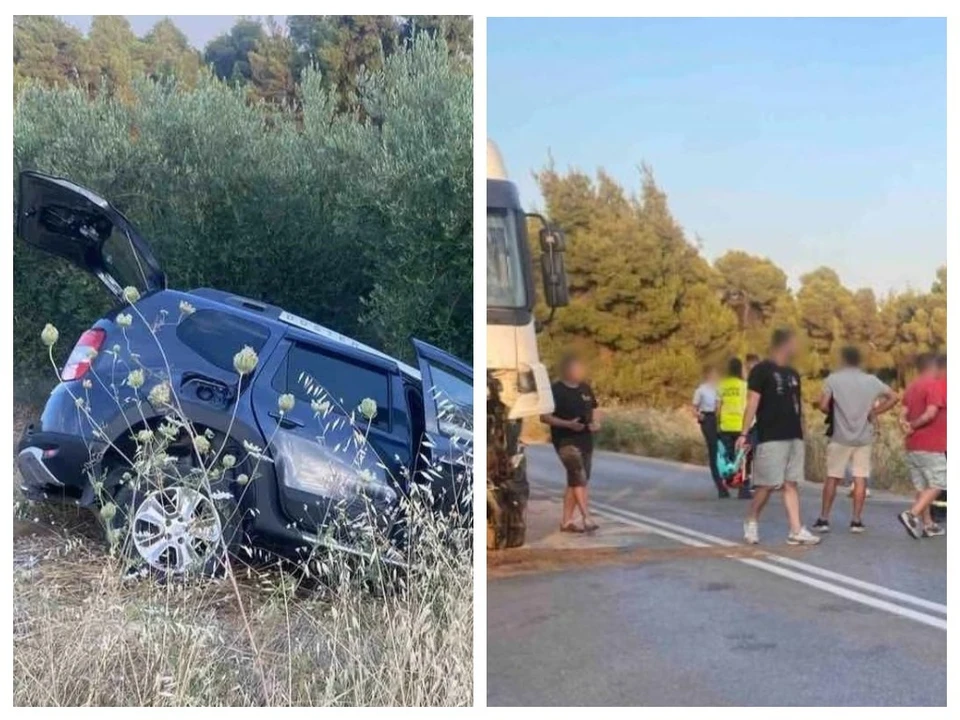 Девочка, выжившая в ДТП в Греции, в котором погибли ее родители и сестра, останется на попечении тёти. Фото:halkidikinews.gr