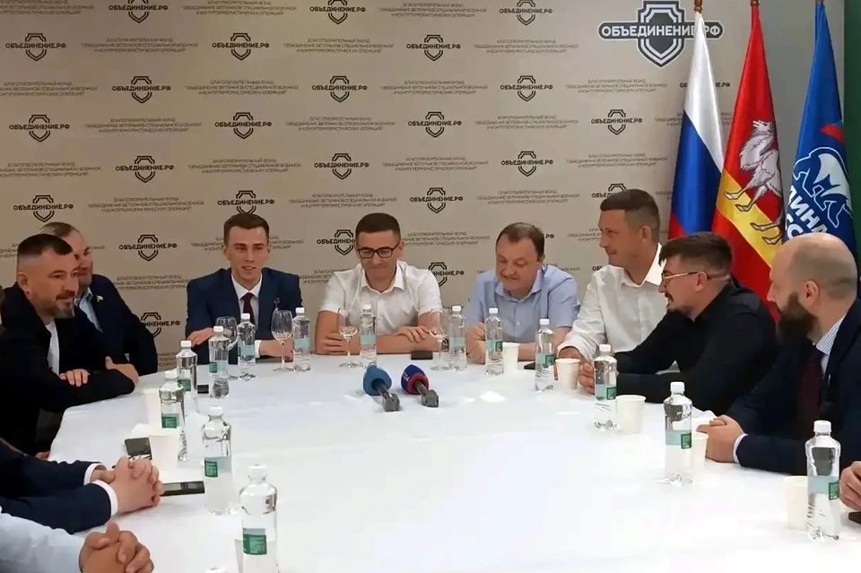 Владимир Головин в штабе благотворительного фонда «Объединение.РФ»