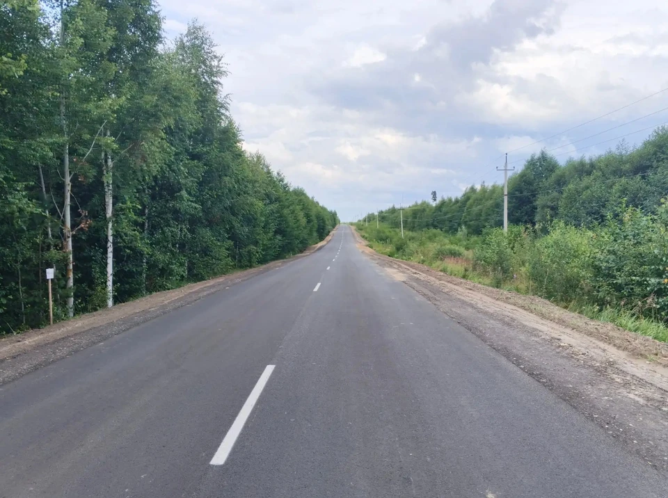 Дорогу к трем социальным объектам полностью обновили в Выксунском округе. Фото: ГУАД Нижегородской области
