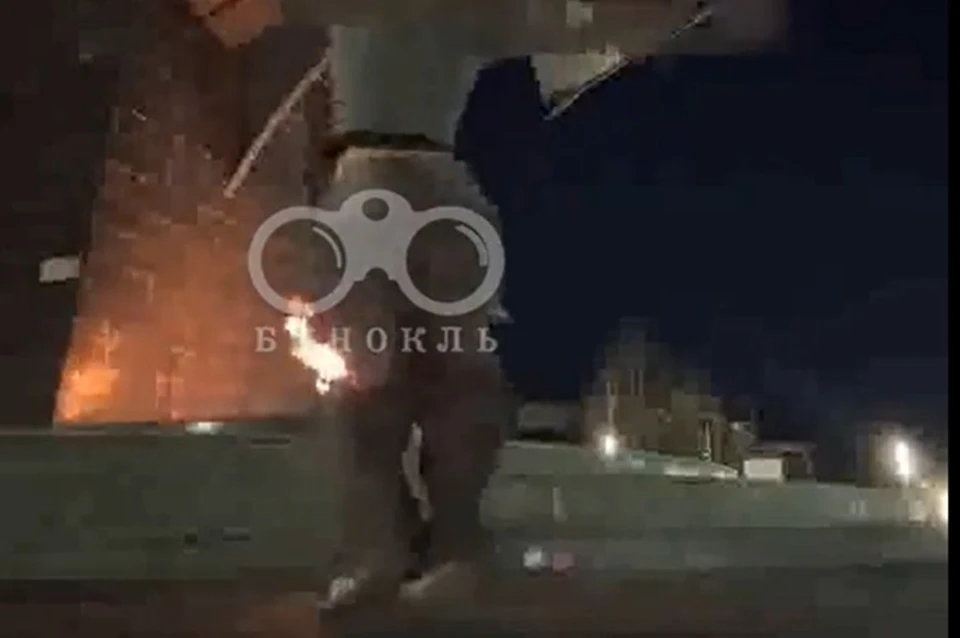 Скрин с видео соцсетей