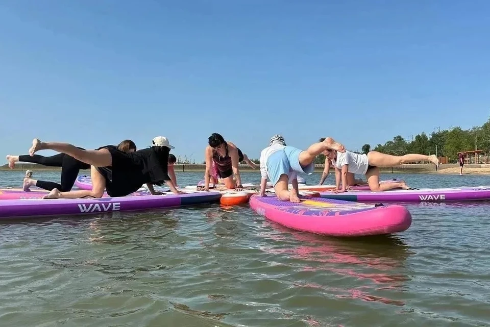 В Мариуполе набирают популярность водные виды спорта. Фото: max.ru/channel_KoltsovAnton