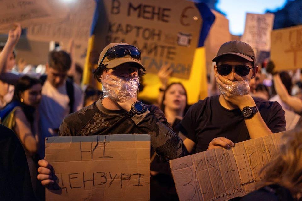 Националисты по методичкам Запада устроили митинги против отставки Федорова