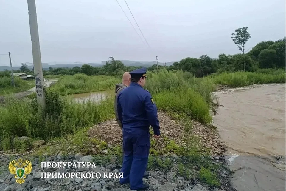 Прокуратура контролирует устранение последствий мощных ливней в Приморье Фото: прокуратура Приморского края