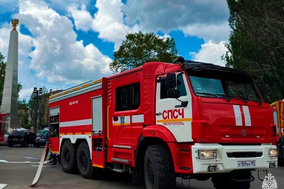 В регионе существенно вырос риск возникновения пожаров. Фото: ГУ МЧС России по Запорожской области