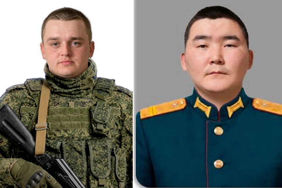 Сержант Виктор Баурин и Младший сержант Евгений Устинов