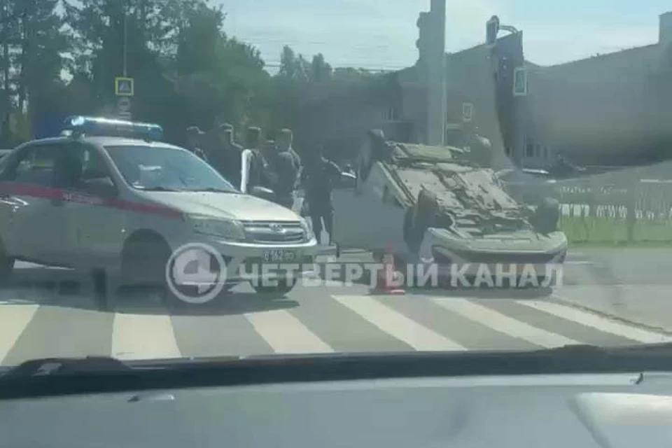 ДТП произошло в Академическом районе города. Фото: 4 канал